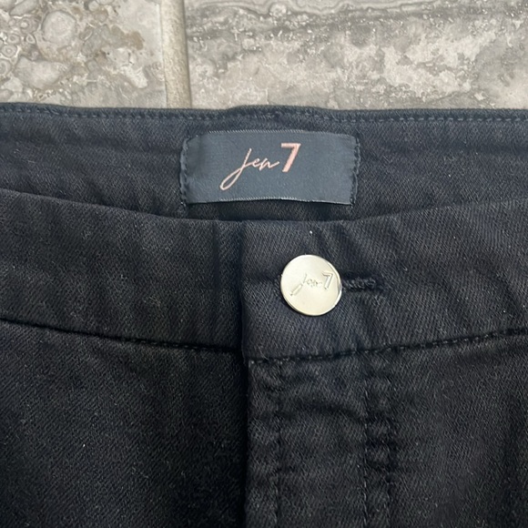 Jen 7 Roll-Hem Shorts in Black, Size 16 New w/Tag